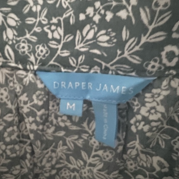 Draper James Maren Top - Sage Green Floral - Picture 3 of 4